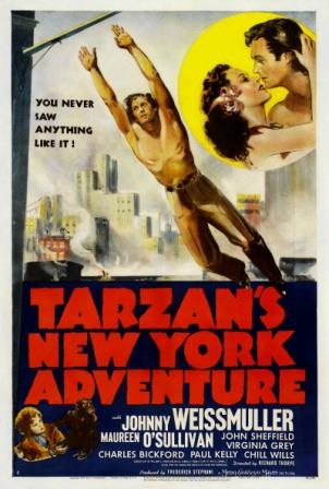 Смотреть онлайн Приключения Тарзана в Нью-Йорке / Tarzan's New York Adventure (1942)